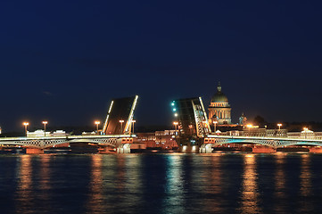 Image showing Saint Petersburg, Russia, Drawbridge