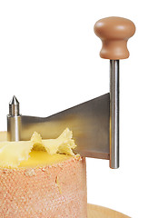 Image showing Cheese on girolle