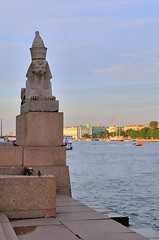Image showing Russia, Saint-Petersburg, granite sphinxes