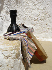 Image showing Ritual drums Berbers in Matmata, Tunisia