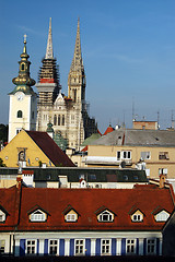 Image showing roof tops prague