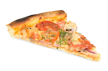 Image showing Slice of pizza