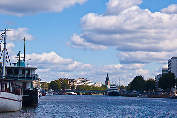 Image showing Harbor of Turku