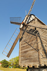 Image showing Windmill against the blue sky