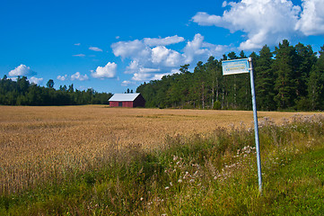 Image showing Red barn