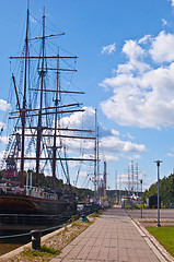Image showing Harbor of Turku