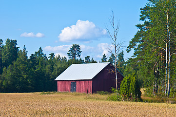 Image showing Red barn