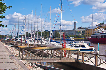 Image showing Harbor of Turku