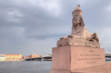 Image showing Russia, Saint-Petersburg, granite sphinxes