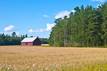 Image showing Red barn