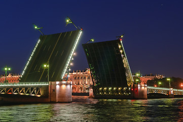 Image showing Saint Petersburg, Russia, Drawbridge