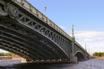 Image showing Russia, Saint-Petersburg, Troitsky Bridge