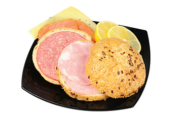 Image showing Sandwich on a plate