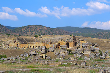 Image showing Hierapolis Amphitheatre. Turkey