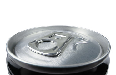 Image showing Closed aluminum can for soft drinks or beer