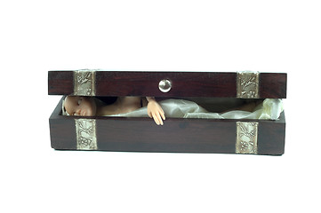 Image showing Hinge doll in a box