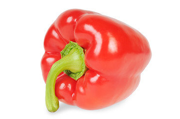 Image showing Red pepper on a white background