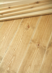 Image showing Wood planks