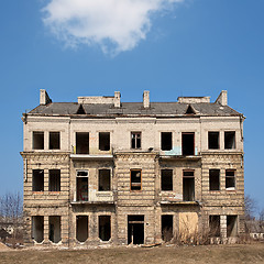 Image showing Abandoned damaged