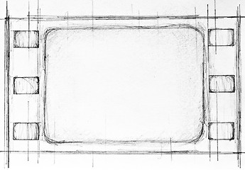 Image showing film strip sketch 