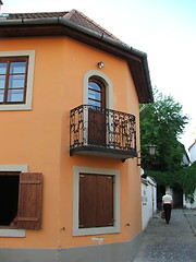 Image showing old house with balkony