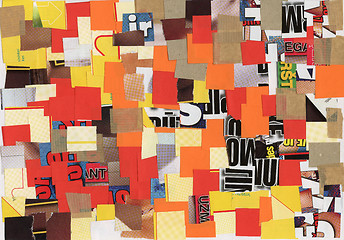 Image showing Paper collage