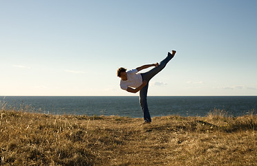 Image showing high-kick