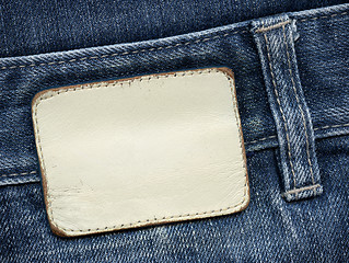 Image showing Jeans label