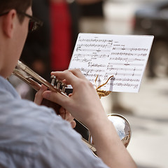 Image showing Street musician