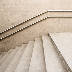 Image showing Empty stairway