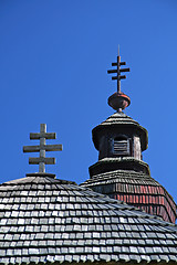 Image showing wooden church detail