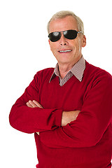 Image showing Senior with shades