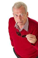 Image showing Senior with shades