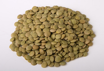 Image showing green lentil