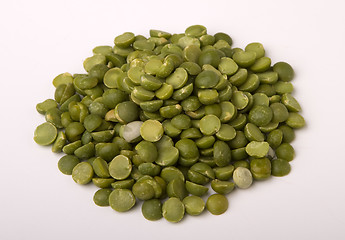 Image showing  green  dried peas 
