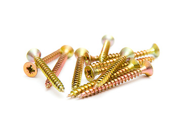 Image showing Yellow screws