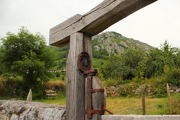 Image showing Farm door