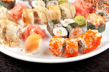 Image showing sushi set