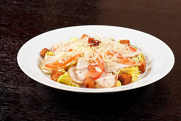 Image showing chicken meat filet salad