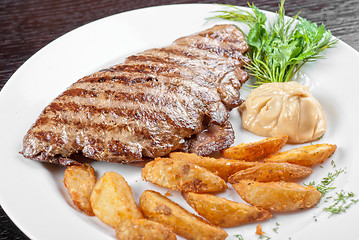 Image showing Juicy beef steak