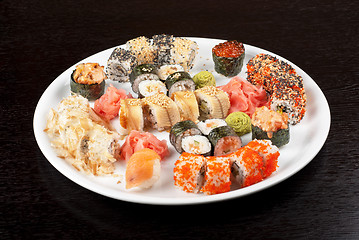 Image showing sushi set