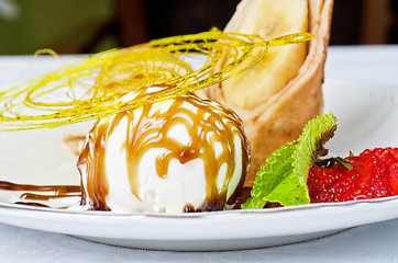 Image showing tasty pancake dessert