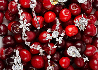 Image showing Jewels at cherries