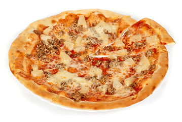 Image showing Hawaiian pizza