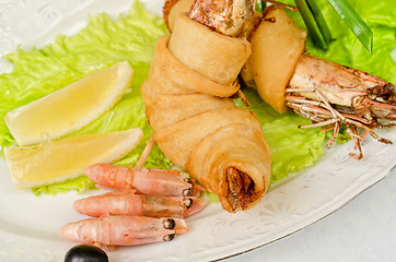 Image showing shrimps dish