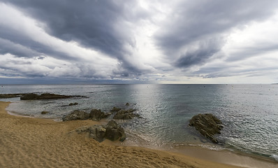 Image showing Lloret de Mar beach 