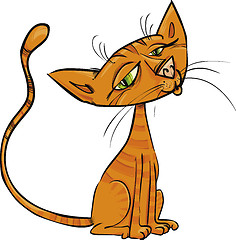 Image showing red cat