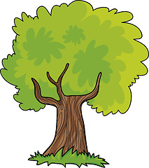 Image showing cartoon tree