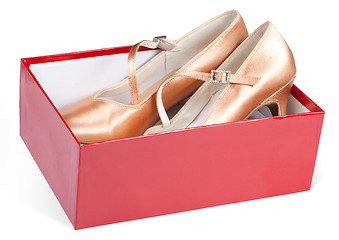 Image showing Lady's shoes in the red box