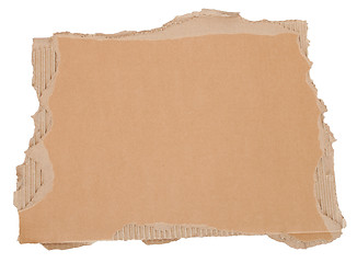 Image showing Torn Cardboard Background